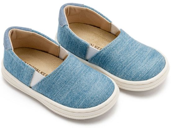 Εικόνα της Υφασμάτινa Loafers BS3089 Σιέλ