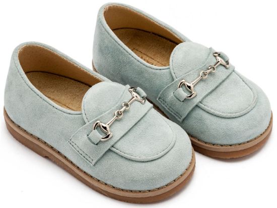 Εικόνα της Loafers με Μεταλλική Αγράφα EXC5285 Ανοιχτό Σιέλ