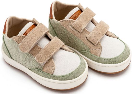 Εικόνα της Δίχρωμο Sneaker Διπλό Χρατς EXC5297 Μπεζ Μέντα 