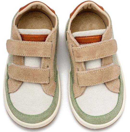 Εικόνα της Δίχρωμο Sneaker Διπλό Χρατς EXC5297 Μπεζ Μέντα 