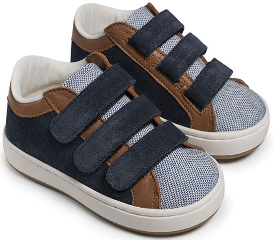 Εικόνα της Δίχρωμο Sneaker Τριπλό Χρατς EXC5174 Μπλε Ταμπά