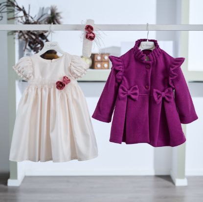 Picture of Παλτό magenta  κωδ. 25KW72