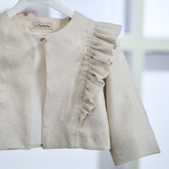 Picture of μπολερό σε χρώμα ivory κωδ. 25KW78