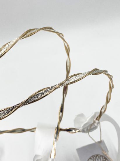 στέφανα γάμου επάργυρα χρυσό με ασημί