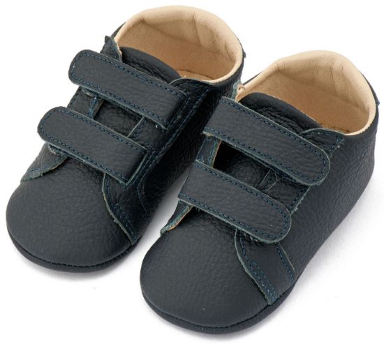 Εικόνα της Δερμάτινο Σνικερ με Χρατς MI1136 Μπλε