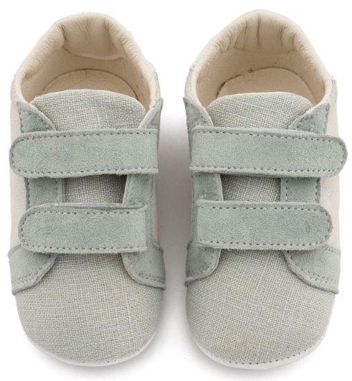 Εικόνα της Δερμάτινο Σνικερ με Χρατς MI1138 Λευκό Μίνεραλ