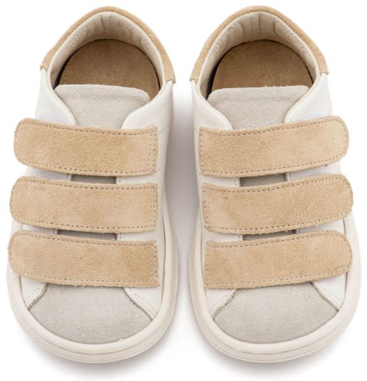 Εικόνα της Σνίκερ με Τριπλή Μπαρέτα Χρατς BS3096 Λευκό Μπεζ