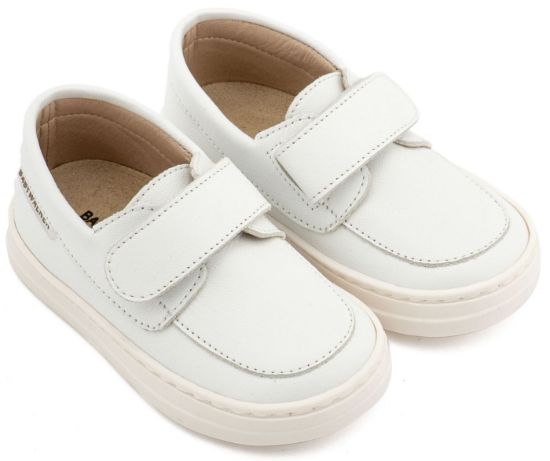 Εικόνα της Δερμάτινο Μοκασίνι BW 4310 Λευκό