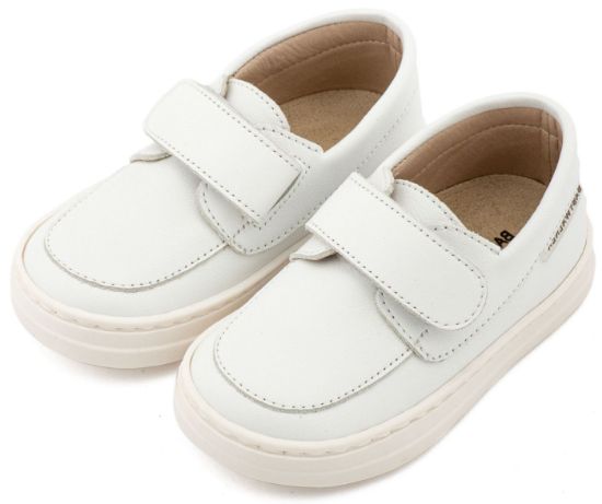 Εικόνα της Δερμάτινο Μοκασίνι BW 4310 Λευκό