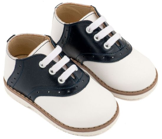 Εικόνα της Δίχρωμο Δετό Brogue EXC5318  Λευκό Μπλε