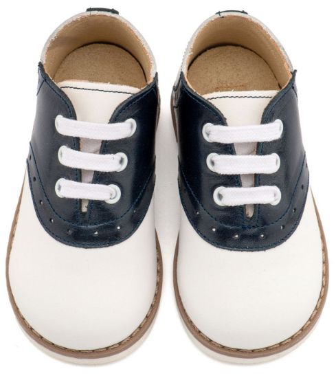 Εικόνα της Δίχρωμο Δετό Brogue EXC5318  Λευκό Μπλε