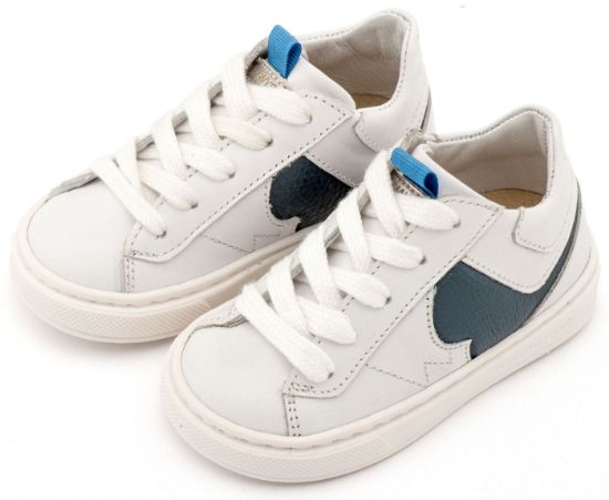 Εικόνα της Δίχρωμο Sneaker Δετό EXC8001 Λευκό Μπλε