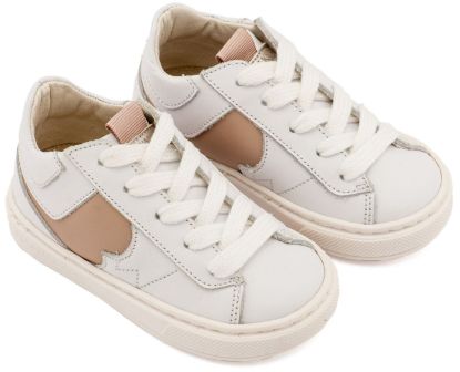 Εικόνα της Δίχρωμο Sneaker Δετό EXC8001 Λευκό Μπεζ