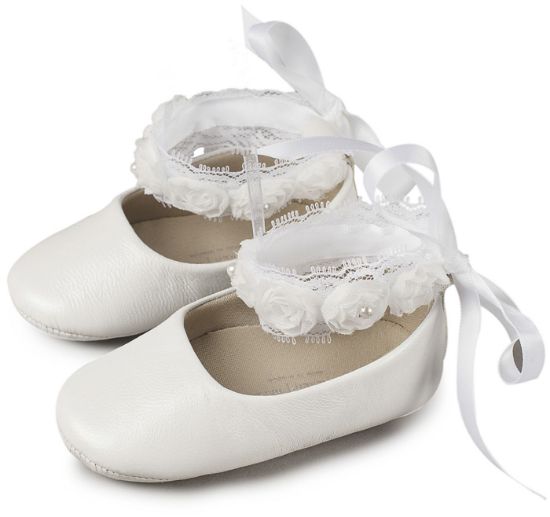 Εικόνα της Μπαλαρίνα με Δέσιμο στον Αστραγαλο MI1506 Λευκό