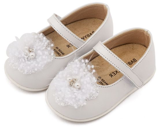 Εικόνα της Γοβάκι Μονή Μπαρέτα Χειροποίητο Διακοσμητικό απο Τούλι PRI2660 Λευκό