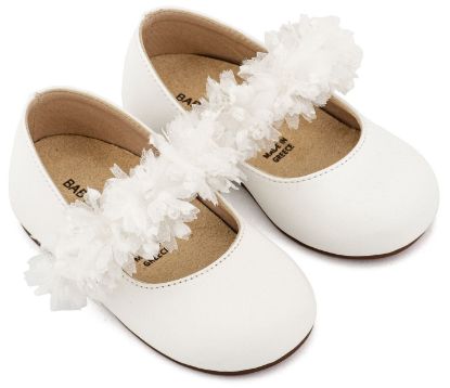 Εικόνα της Γοβάκι Μονή Μπαρέτα Διακοσμημένη  BS3602 Λευκό