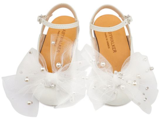 Εικόνα της Γαλλικό Σαμπό με Φιόγκο και Πέρλες BW4882  Εκρού