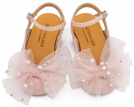 Εικόνα της Γαλλικό Σαμπό με Φιόγκο και Πέρλες BW4882  Ροζ