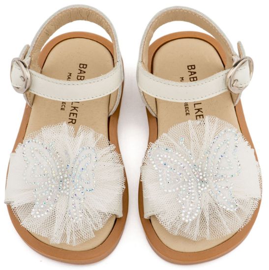 Εικόνα της Πέδιλο με Διακοσμητικό Πεταλούδας BW4886 Εκρού