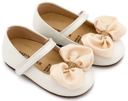 Εικόνα της Γοβάκι Μονή Μπαρέτα με Σατέν Φιόγκο  BW4893 Εκρού