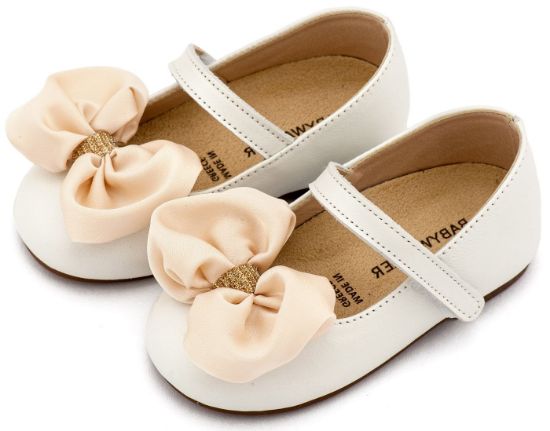 Εικόνα της Γοβάκι Μονή Μπαρέτα με Σατέν Φιόγκο  BW4893 Εκρού