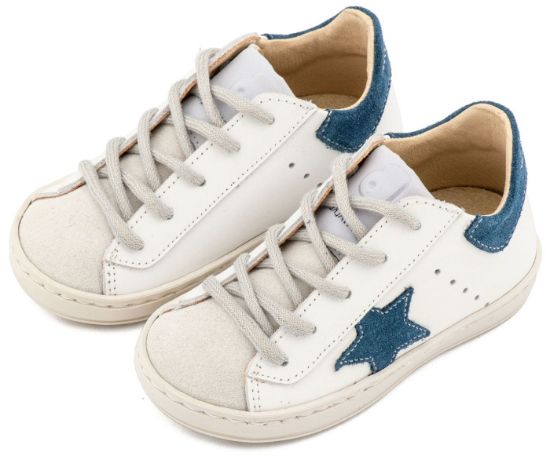 Εικόνα της Τρίχρωμο Sneaker Δετό EXC5315  Λευκό Μπλε Ρουά Γκρι