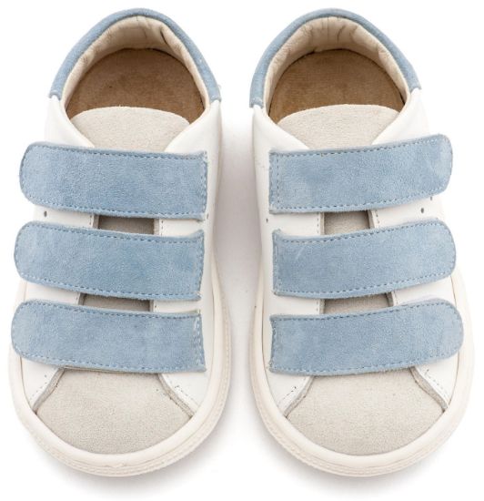 Εικόνα της Σνίκερ με Τριπλή Μπαρέτα Χρατς BS3096 Λευκό Σιέλ