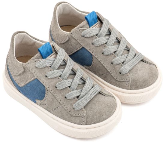 Εικόνα της Δίχρωμο Sneaker Δετό EXC8002 Γκρι Μπλε Ρουά