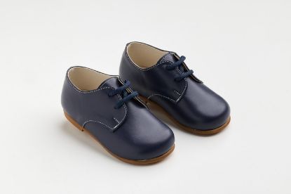 Εικόνα της A622M - παπουτσάκι περπατήματος σε μπλε λείο δέρμα