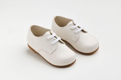 Εικόνα της A622E - παπουτσάκι περπατήματος σε εκρού λείο δέρμα