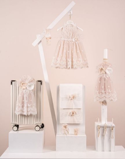 Πακέτο βάπτισης για κορίτσι Piccolino  με βαλίτσα