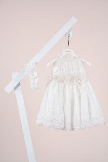 Φόρεμα βάπτισης για κορίτσι με φτερά