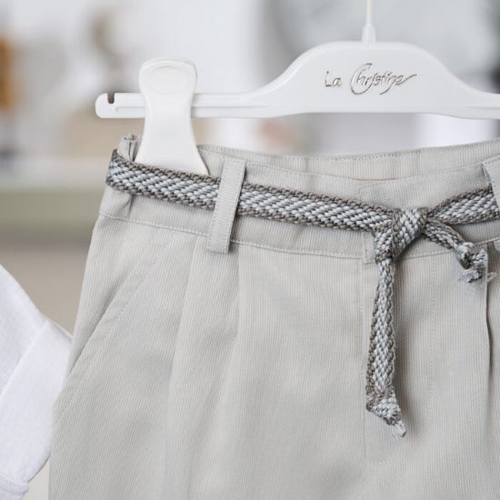 βαπτιστικό γκρι παντελόνι