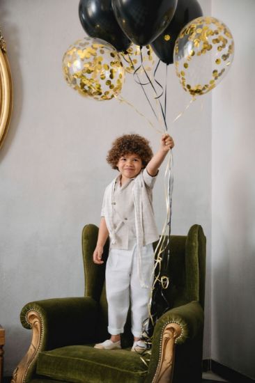 Κομψό βαπτιστικό σύνολο σε boho αισθητική