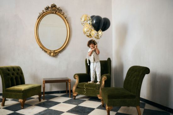 Κομψό βαπτιστικό σύνολο σε boho αισθητική